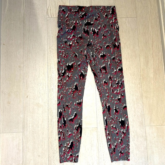 Lululemon Fast Free High Rise 25 inch Leggings Tights Floral Flux - Picture 2 of 5